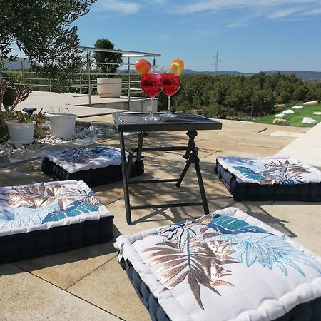 Villa Scolopax Rusticola Skradin With Heated Pool ภายนอก รูปภาพ