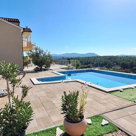 Villa Scolopax Rusticola Skradin With Heated Pool ภายนอก รูปภาพ