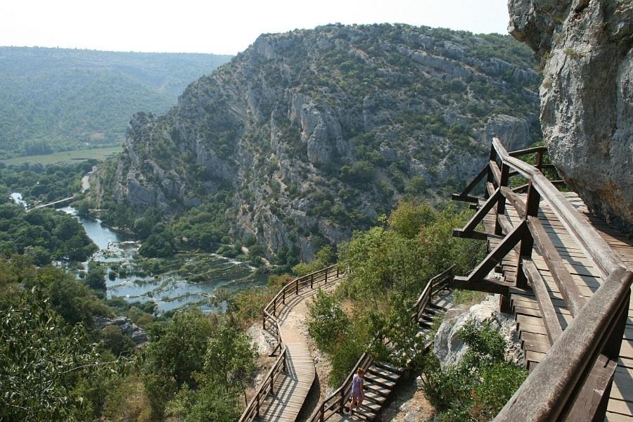 Villa Scolopax Rusticola Skradin With Heated Pool ภายนอก รูปภาพ