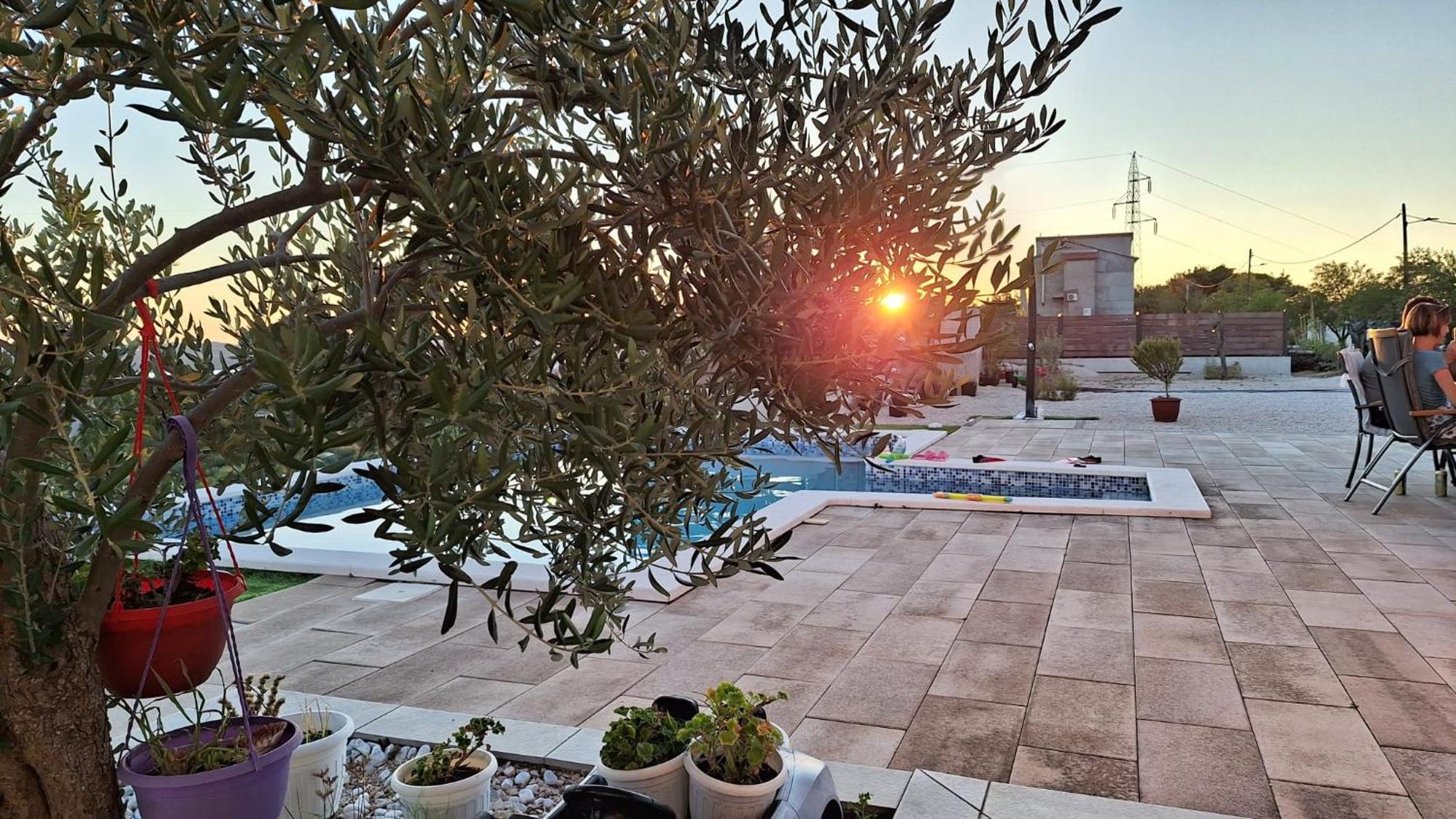 Villa Scolopax Rusticola Skradin With Heated Pool ภายนอก รูปภาพ