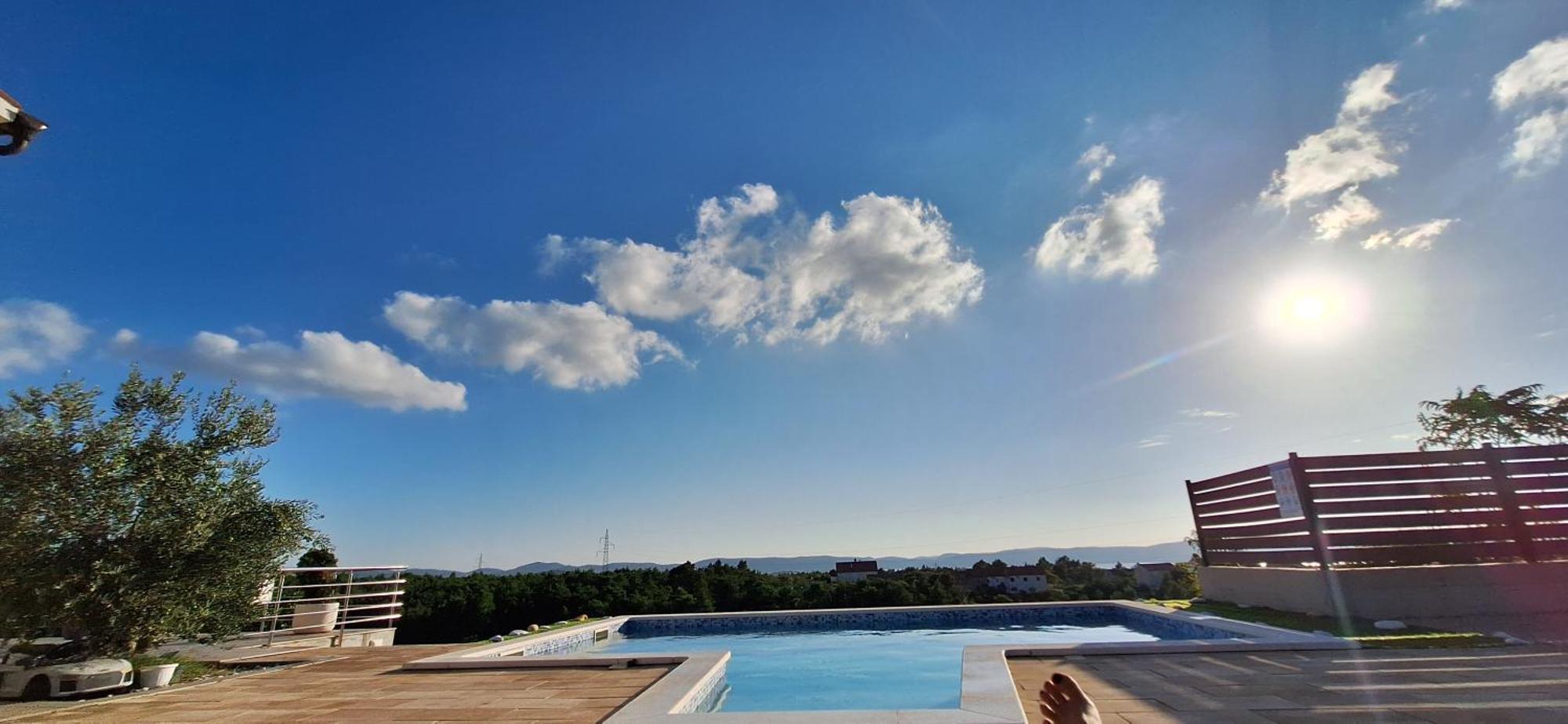 Villa Scolopax Rusticola Skradin With Heated Pool ภายนอก รูปภาพ