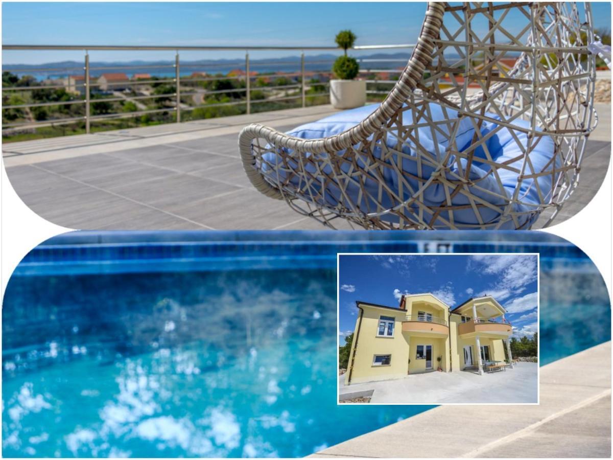 Villa Scolopax Rusticola Skradin With Heated Pool ภายนอก รูปภาพ